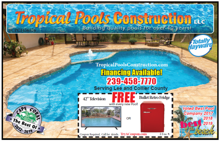 Cape Coral Ft Myers North Fort Myers Lehigh pool contractor